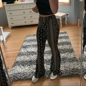 Boho flare pants